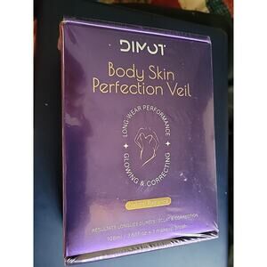 DIMOT Body Skin Protection Veil Golden Radiance Body Concealer + Brush, 3.65 oz